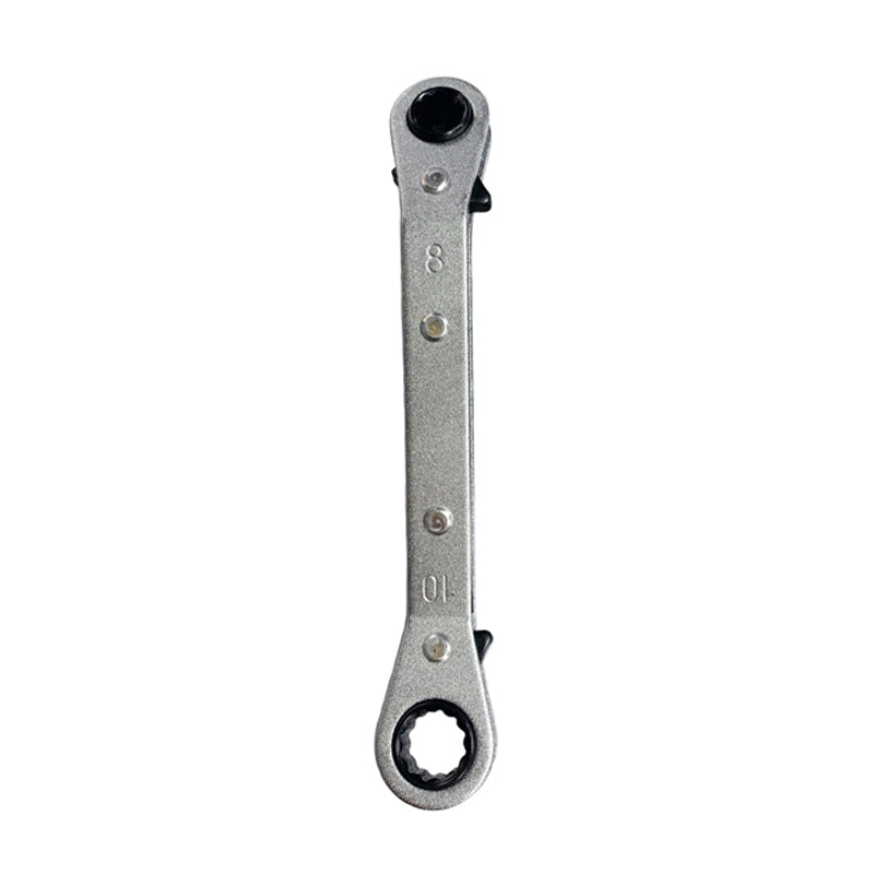 メガネレンチ（ラチェット式、８ｍｍ×１０ｍｍ）